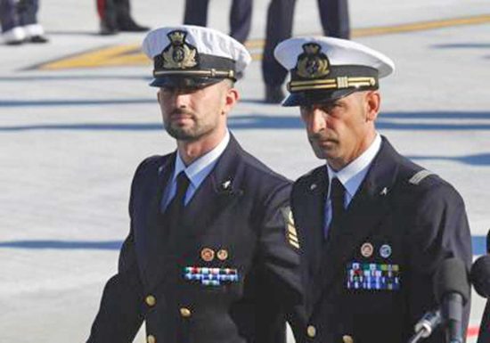 Massimiliano Latorre e Salvatore Girone