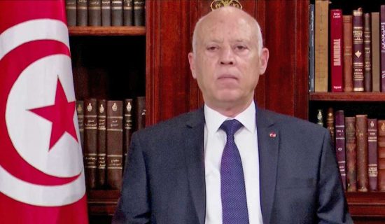 Il presidente della Tunisia Kais Saied
