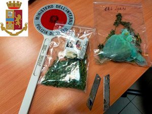Viterbo - Polizia - La droga sequestrata