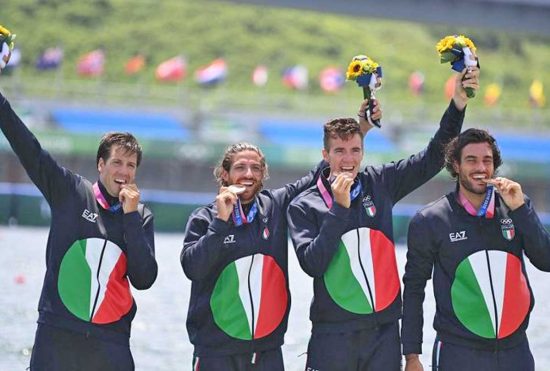 Tokyo 2020 - La medaglia di bronzo nel canottaggio maschile