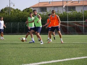 Calcio - Primo allenamento del Monterosi Tuscia
