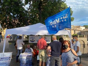 Lega Viterbo in piazza per la riforma del Csm