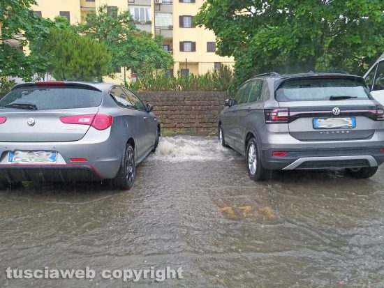 Montefiascone - Maltempo - Allagamento in via Delio Ricci