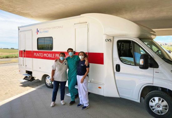 Coronavirus - Il camper per le vaccinazioni itineranti