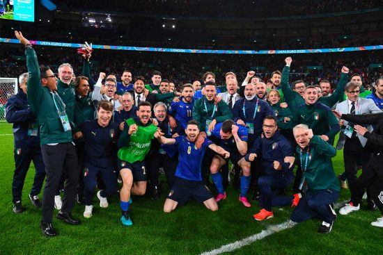 Sport - Calcio - Italia - La Nazionale esulta