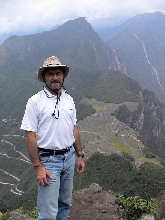  Claudio Margottini a Machu Picchu, Perù
