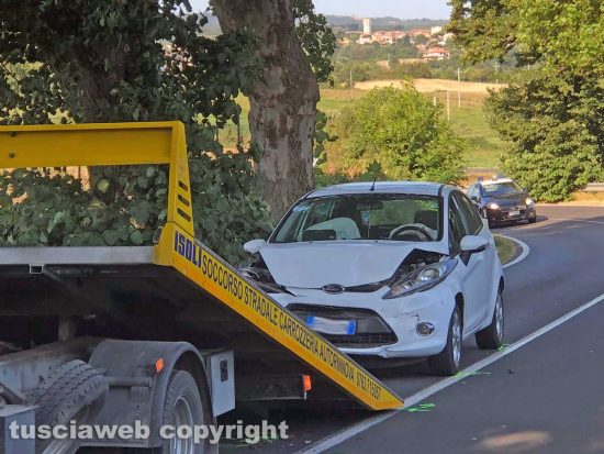San Lorenzo Nuovo - L'incidente stradale sulla Maremmana