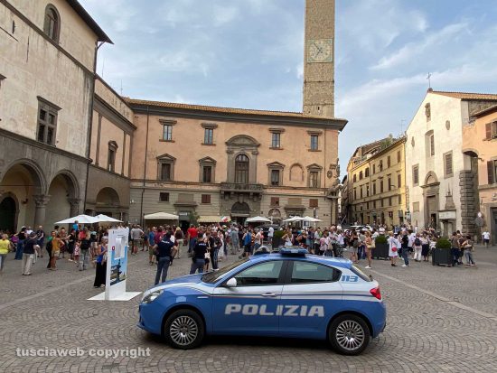 Viterbo - Manifestazione contro il "Green pass"
