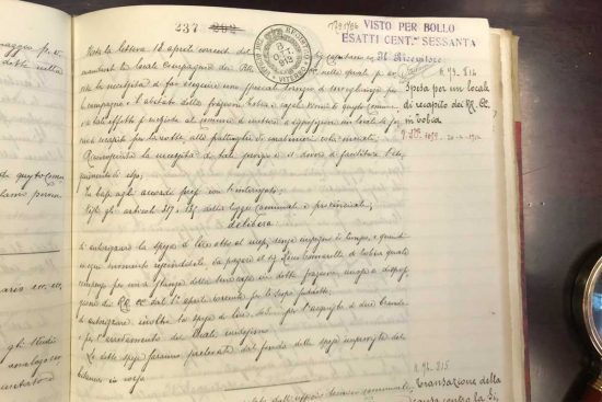 Il documento ufficiale sui carabinieri a Tobia