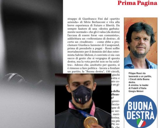 Intervista di Filippo Rossi su L'Espresso