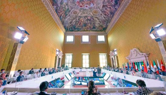 Roma - I lavori del G20 della cultura a palazzo Barberini