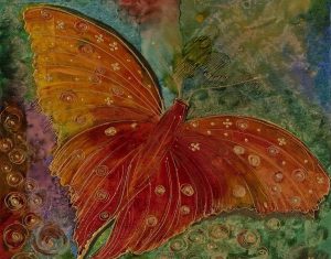 Farfalla rossa, opera di Angelo Russo
