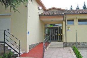 Lavori all'ufficio postale di Gallese scalo