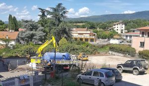 Vetralla - I lavori al parcheggio