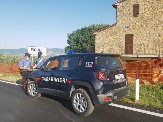 Carabinieri di Terni - Ficulle - Trovato con 1,5 chili di marijuana