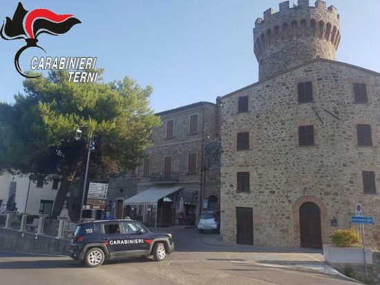 Carabinieri di Terni - Ficulle - Trovato con 1,5 chili di marijuana