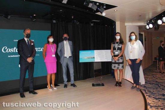 L'inaugurazione della Costa Firenze