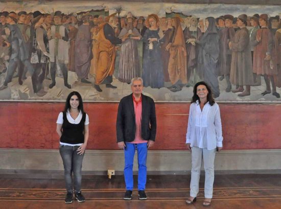 Viterbo - La tela "lo sposalizio della Vergine" di Pietro Vanni è tornata a palazzo dei Priori dopo il restauro