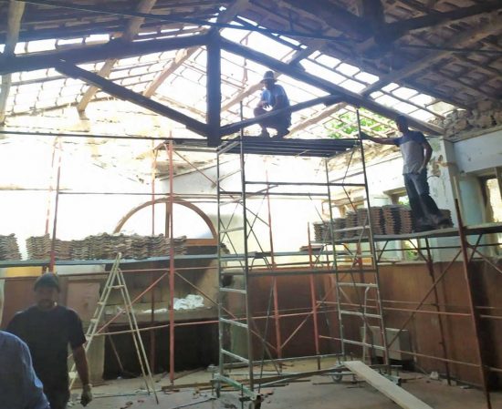 Civita Castellana - I lavori al Centro polifuzionale e sociale