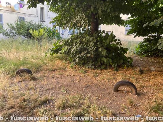 I giardini di via Capocci nell'abbandono totale