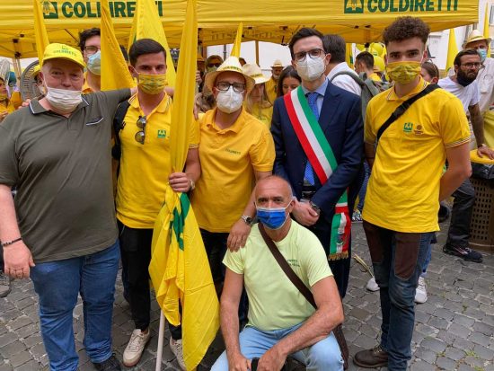 Roma - Il comune di Civita Castellana alla manifestazione di Coldiretti