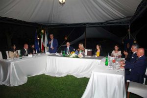 Il passaggio della campana del Rotary club Viterbo