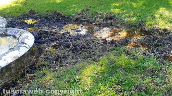 Bagnaia - Degrado a Villa Lante 