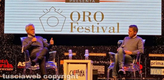 Caprarola - Caffeina Oro Festival - Enrico Mentana e Giorgio Renzetti