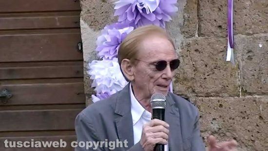Osvaldo Bevilacqua a Tuscania per la festa della lavanda