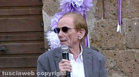 Osvaldo Bevilacqua a Tuscania per la festa della lavanda