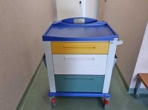 Il carrello donato a Belcolle dalla famiglia Catalani