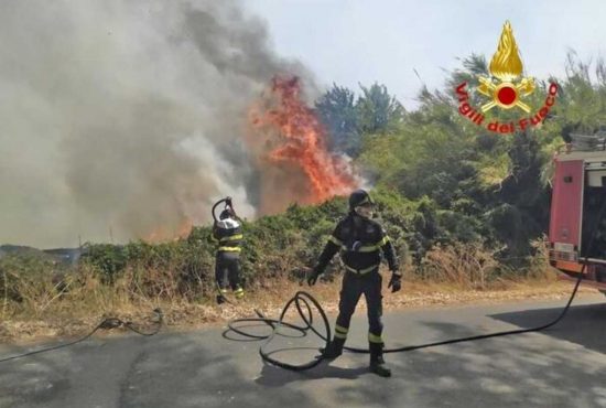 Roghi in Sardegna - Le fiamme nell'Oristanese
