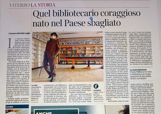 L'articolo del Corriere della Sera