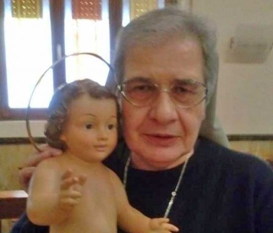 Viterbo - Suor Piera della comunità delle suore ospedaliere di Villa Rosa