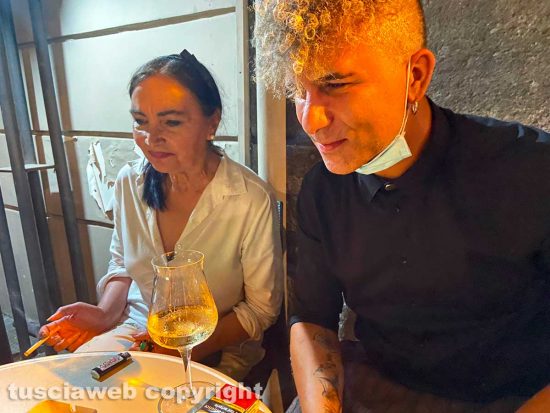 Viterbo - Europei di calcio- Angela Andreoli e Ivan Guerrini