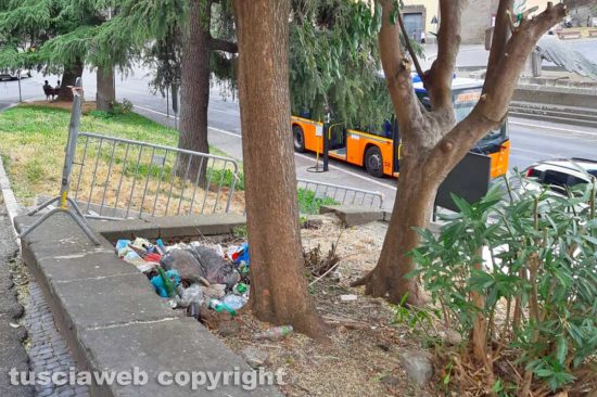 Viterbo - I rifiuti al Sacrario