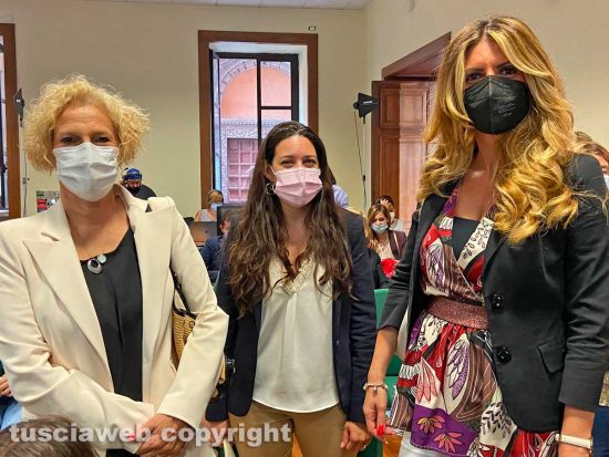 Viterbo - Lina Delle Monache, Antonella Sberna e Alessandra Troncarelli