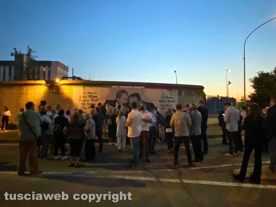 Viterbo - La fiaccolata organizzata da FdI