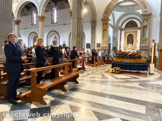 Viterbo - Santa Maria della Quercia - I funerali del giudice Gaetano Mautone