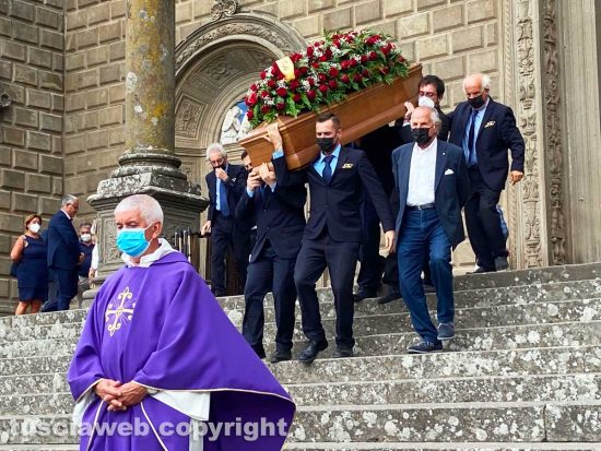 Viterbo - Santa Maria della Quercia - I funerali del giudice Gaetano Mautone