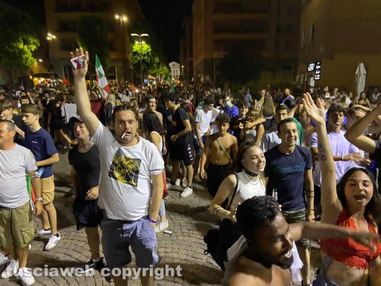 Calcio - Italia campione d'Europa - I festeggiamenti a Viterbo