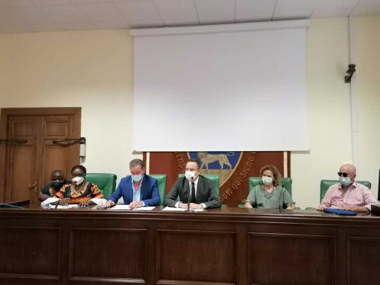Viterbo - Palazzo gentili - La presentazione del progetto “Partenariati comunali per l’emergenza epidemiologica Covid-19”