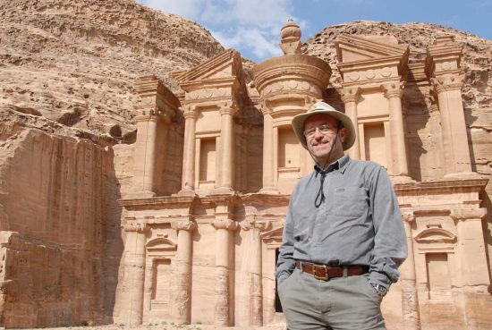 Claudio Margottini a Petra