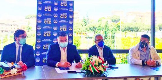 Luca Decarlo, Roberto Bedini, Massimo Giampieri e Pietro Narduzzi