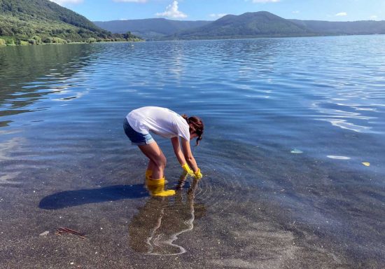 Goletta dei laghi - Un prelievo