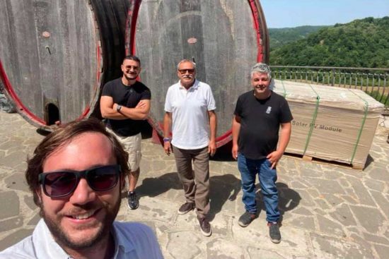 Fratelli d'Italia Viterbo in visita alla Tenuta Casciani
