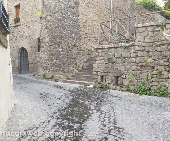 Viterbo - Perdite da via del Ganfione