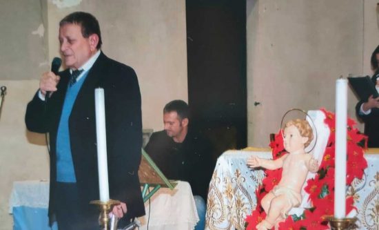 Il maestro Ferdinando Giustozzi al concerto di Natale