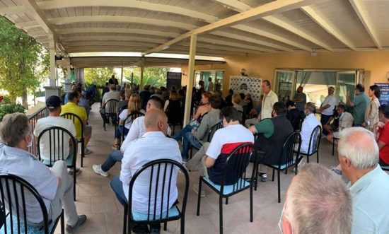 Fratelli d'Italia - Lollobrigida a Montefiascone