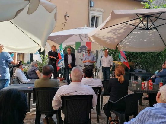 Fratelli d'Italia - Lollobrigida a Orte